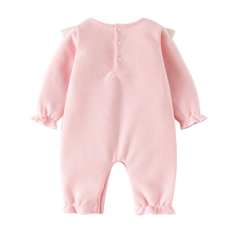 Baby Girls' Thick Velvet Princess Bodysuit Jumpsuit - Autumn/Winter Outerwear