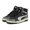 Puma Slipstream Mid Heritage Comfortable Versatile Shock Absorbing Durable High-Top Sneakers Unisex Sneakers Black Gray 386545-04