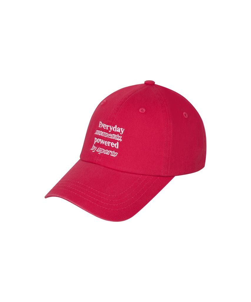 DEEPO Lettering Ball Cap Red