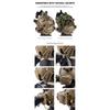 Tactical Helmet Rear Bag Brain Battery Pouch Hook&Loop NVG Battery Box Storage Pocket Hunting Gear Accessories SC Style