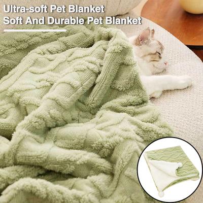 Coperta per animali domestici calda morbida confortevole per cani gatti coperta di peluche addensata calda per animali domestici