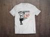 Banksy Street Art Graffiti / Heavyweight Cotton Unisex T Shirt with Print Tee Top