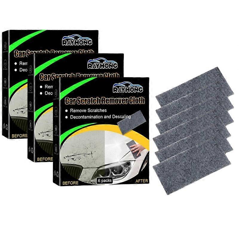 18Pcs Nano Sparkle Cloth Magic Car Scratch Repair Cloth Car Metal Surface Polishing Cloth Scratch Repair Tool Accessories