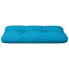 Pallet Cushion Light Blue 70 x 40 x 12 cm Fabric