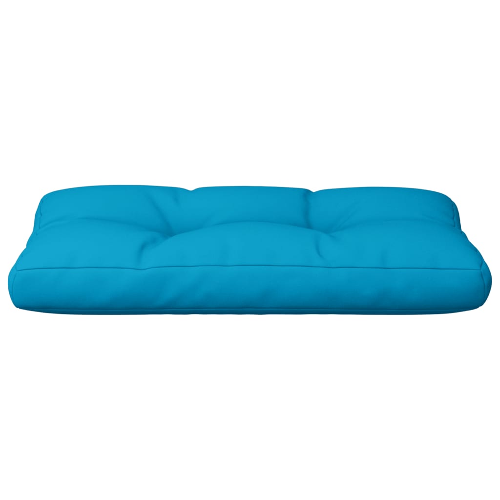 Pallet Cushion Light Blue 70 x 40 x 12 cm Fabric