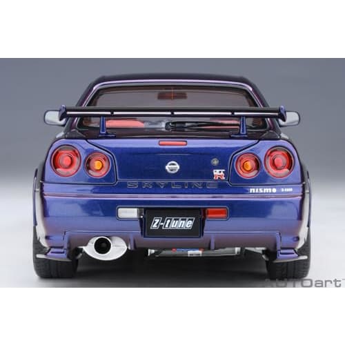AUTOart 1/18 Scale Nismo R34 GT-R Z-tune Midnight Purple III Finished Product