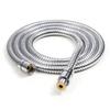 High Quality 1.5m Chrome Stainless Steel Explosion-proof Hose Handheld Shower Head Hose with G1/2 Universal Brass Insert Nut