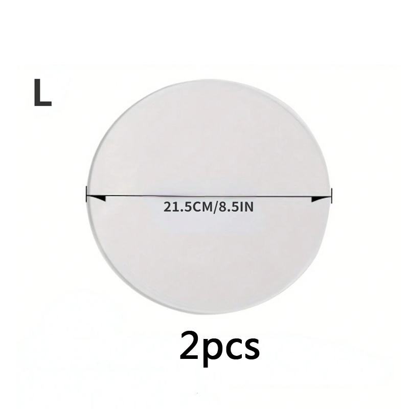 2 STÜCKE Runde Kante Kuchenscheibe Kreis Acryl Backblech Ständer DIY Wiederverwendbarer Kuchenaufsatz Antihaftbeschichtete Acryl Kuchenbasisplatte Backwerkzeug