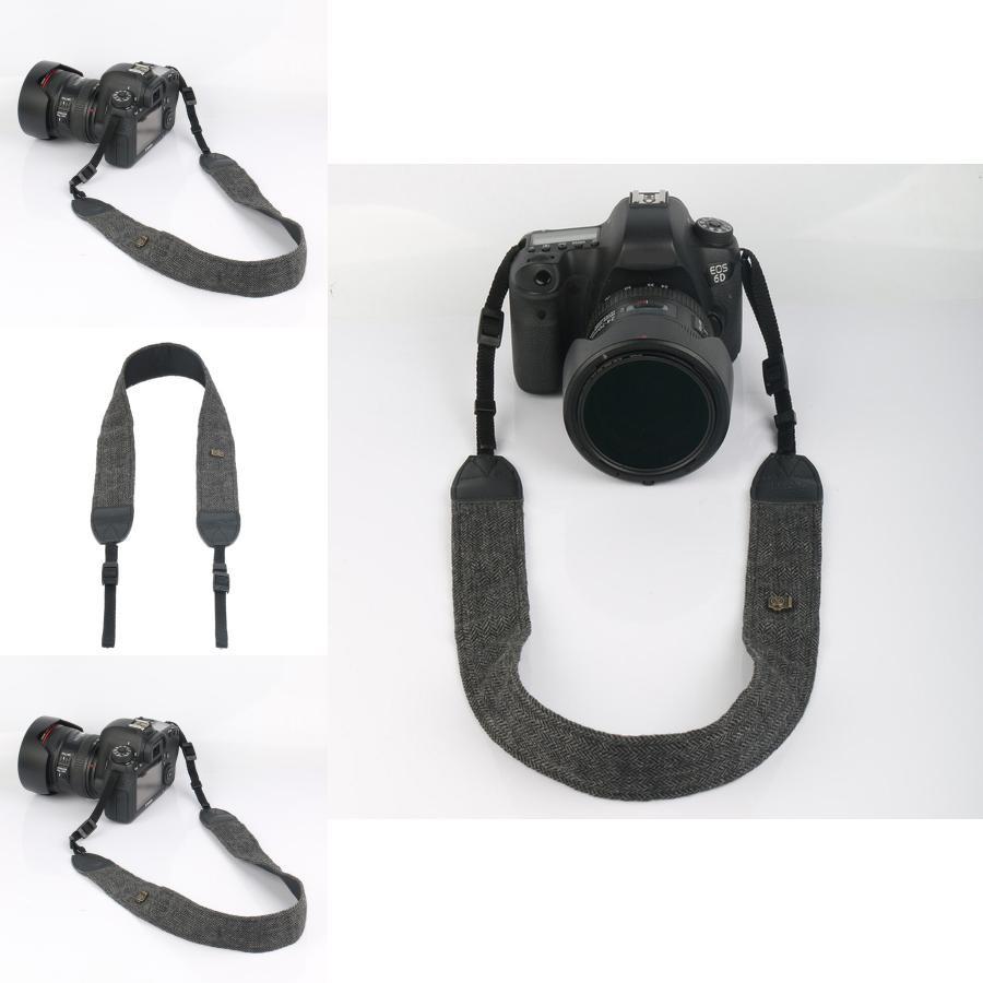 Kamera Baumwoll-Schultergurt für DSLR-Kameras mit verstellbarer Länge für komfortable Fotografie