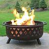 Round Multi-functional Wood Burning Fire Pit