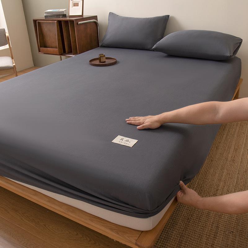 

Class A Washed Cotton Waterproof Urine-Proof Mattress Single-Piece Bedspread Dust-Proof Simmons Mattress Protective Cover Mattress Anti-Dirt Cover 90 * 200Cm single bed hat