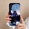 Motorcycle Rider Phone Case For Samsung S25,24,23,22,21,S20,Ultra,Plus,FE Black Soft Cover