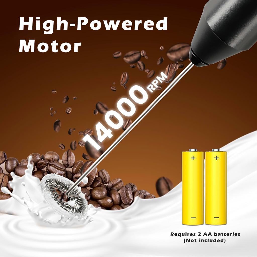 Elektrický napěňovač mléka Kávová metla Mixér Mini napěňovač Rukojeť Míchadlo Cappuccino Maker Kuchyňské náčiní Šlehač vajec