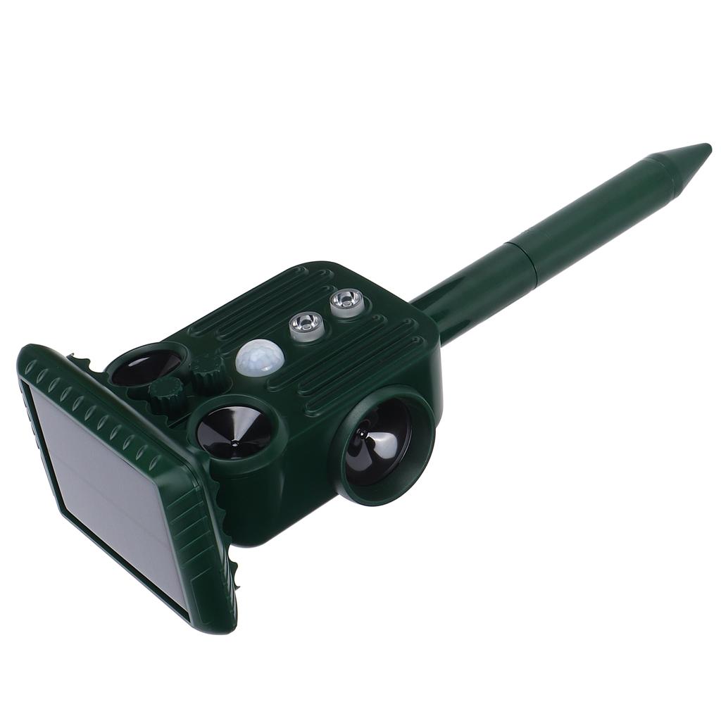 Ultrasonic Animal Repellent Solar Powered Mouse Snake Repeller for Outdoor Farm 3.7V/250MA
