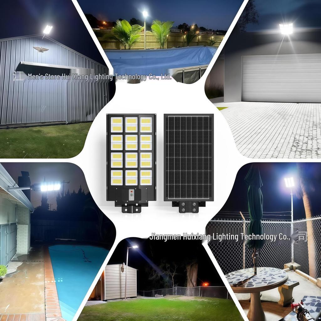 Solar Street Light Waterproof Outdoor Wall Lamp with Remote Control