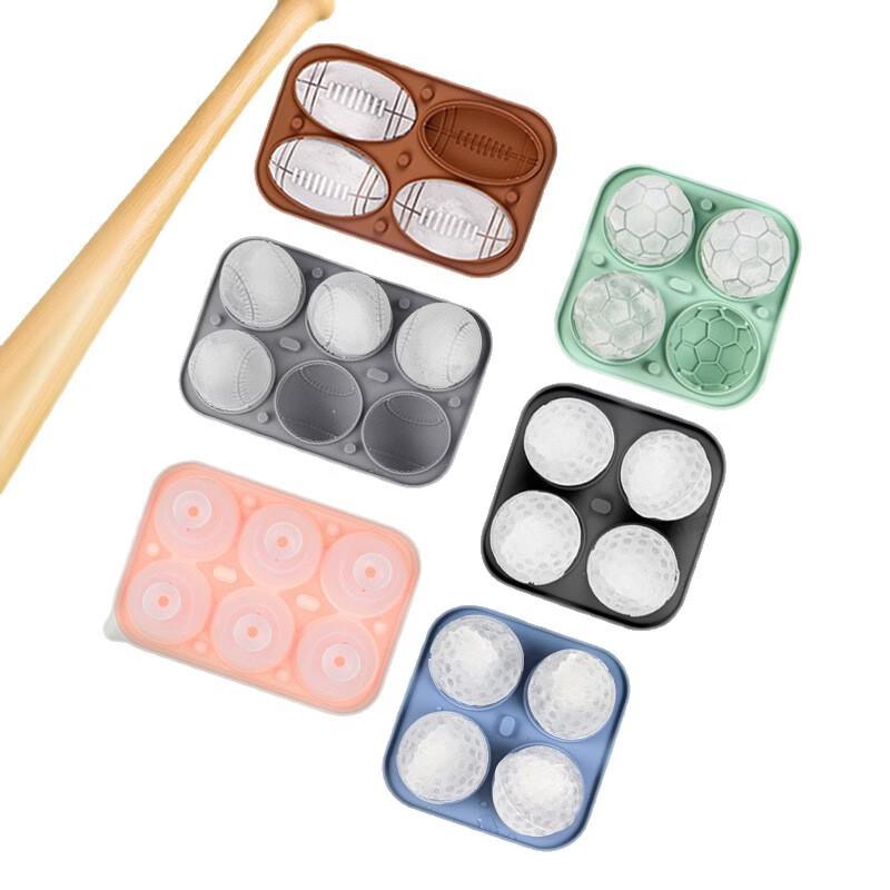 Sports Ball Silicone Ice Cube Molds