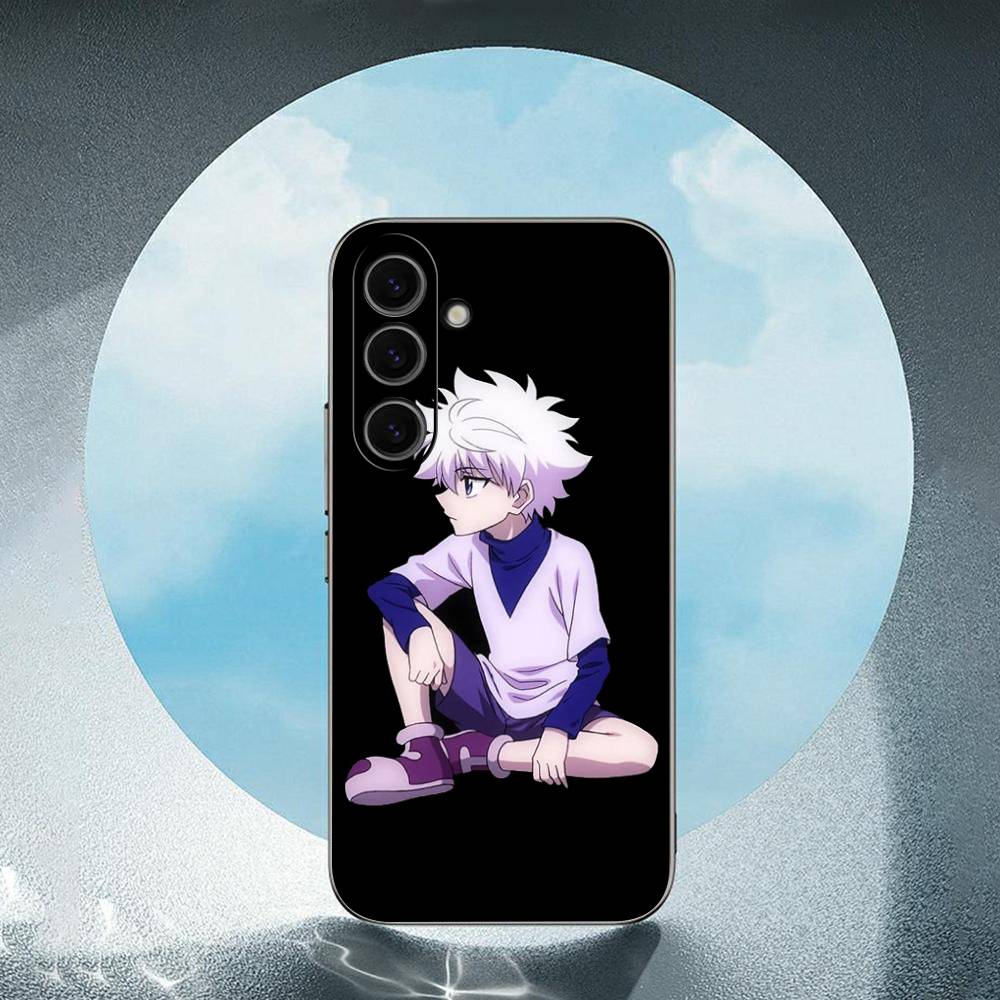 Anime Hunter X Hunter Killua Zaoldyeck For Samsung Galaxy S23 S24 S25 Ultra S22 Plus S21 Black Soft Case Waterproof Soft Case