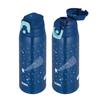Thermos Vacuum Insulated Two-Way Water Bottle, 0.8L/0.83L, Navy Blue, Includes Direct Drinking Cup, Suitable for Children, Suitable for School and Day