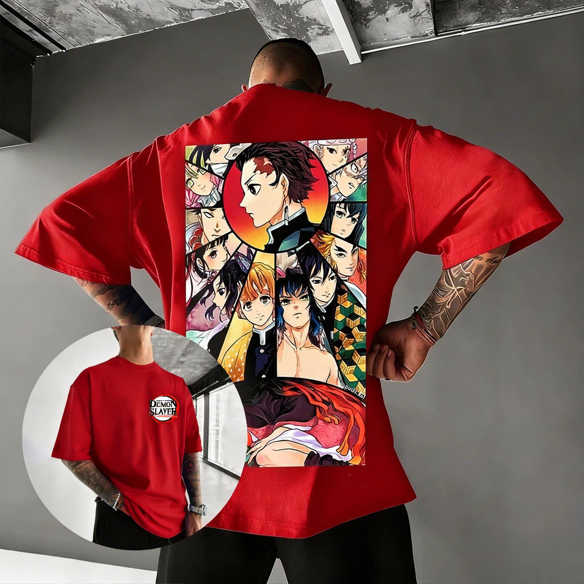

Demon Slayer Anime Kimetsu No Yaiba Tanjiro T Shirt Men Women Streetwear Oversize Short Sleeve Tee 2026 Summer Graphic Print Top S