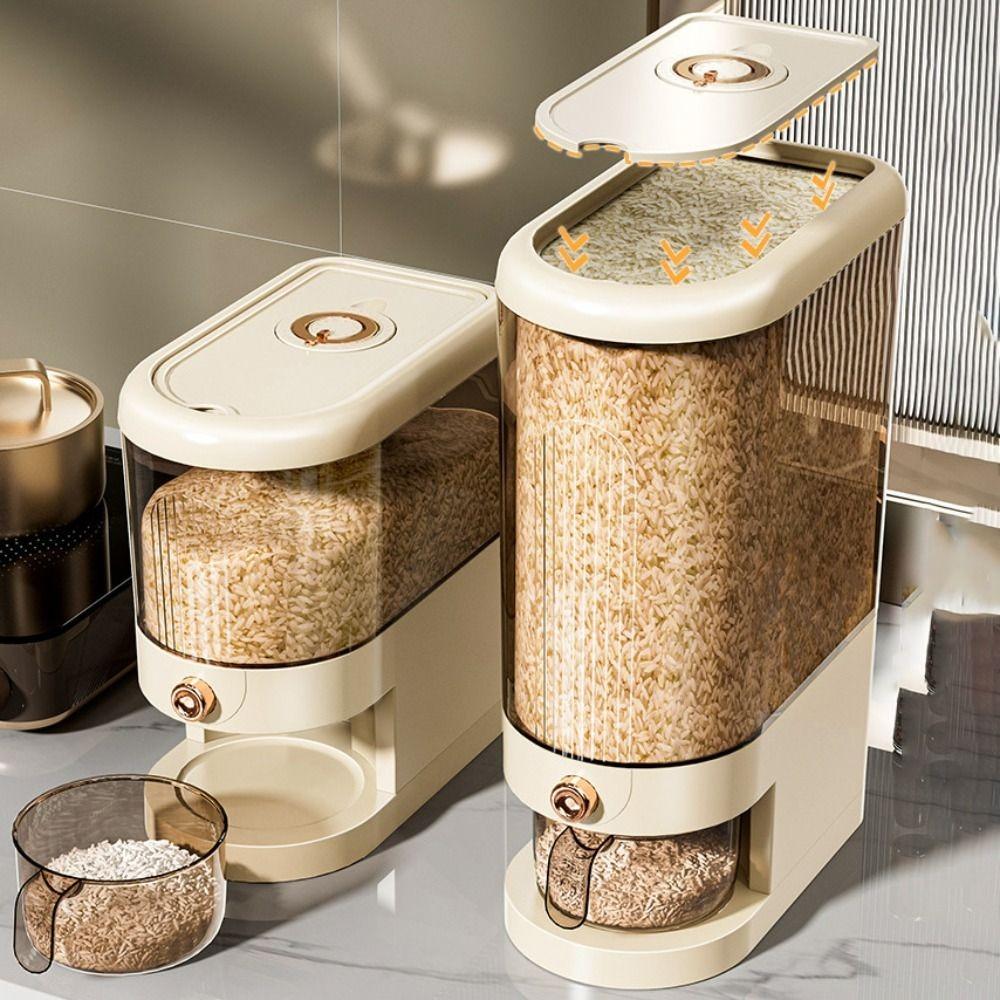 5/10kg Reispender Insektensicher Bohnen Aufbewahrungsbehälter Haushalts Reislagerbehälter Vorratskammer
