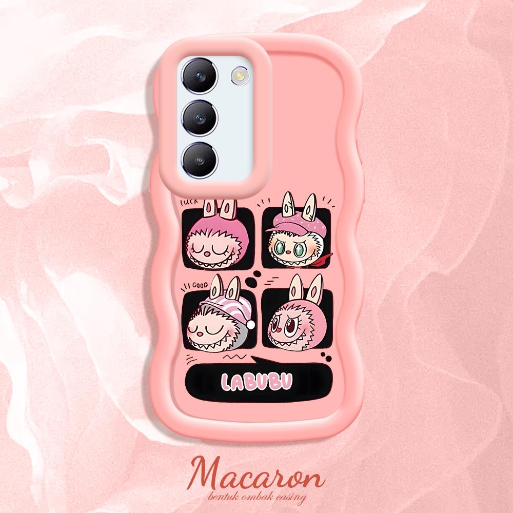 

Окрашенный узор Big Wave Edge Мягкий силиконовый материал Macaron чехол для телефона противоударный защитный резиновый чехол для OnePlus Vivo Motorola Moto Vivo Y20T