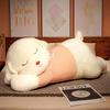 Sweater Lying Dog Plush Toy Cartoon Stuffed Animal Doll Back Decoration Cushion