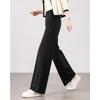 TERRE BLEUE Women's Loose High-Waist Wide-Leg Pants