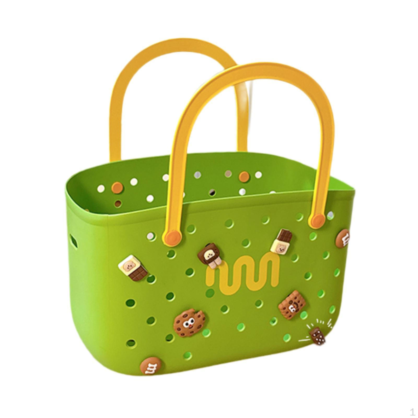 

Пляжная сумка-контейнер Портативная Стильная с подвесками Водонепроницаемая Тоут Green