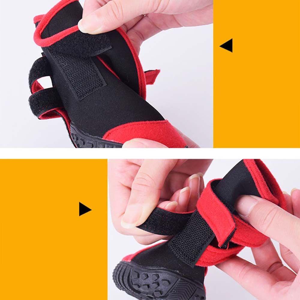 Autumn and Winter Sole Shoes Outdoor Dog Leg Cover Pet Rainshoes Dog Booties Dog Shoes Pet Supplies