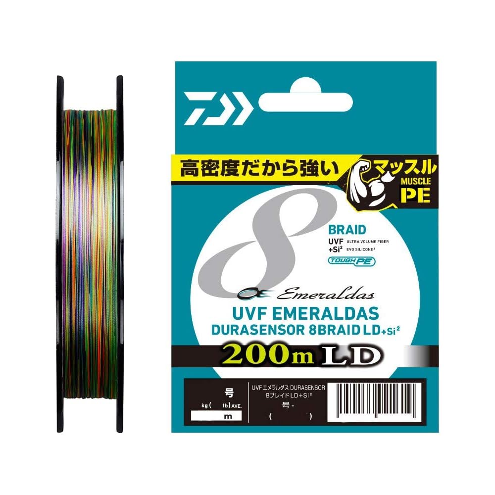 Daiwa UVF Emeraldas Dura Sensor x8 LD+Si2 0.4号 200m Fishing Line 5 Colors