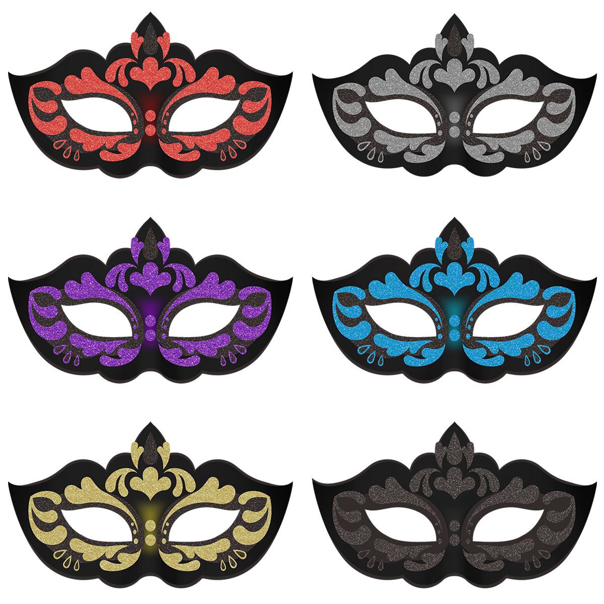 Half Face Mask Glittering Masquerade PartyMasks Role Play Nightclub Half Face Eye Maskween Party for Fancy Dress Christmas Party