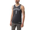 Nike V-Ausschnitt Buchstaben Print Ärmelloses T-Shirt Herren Tops Schwarz DN1996-020