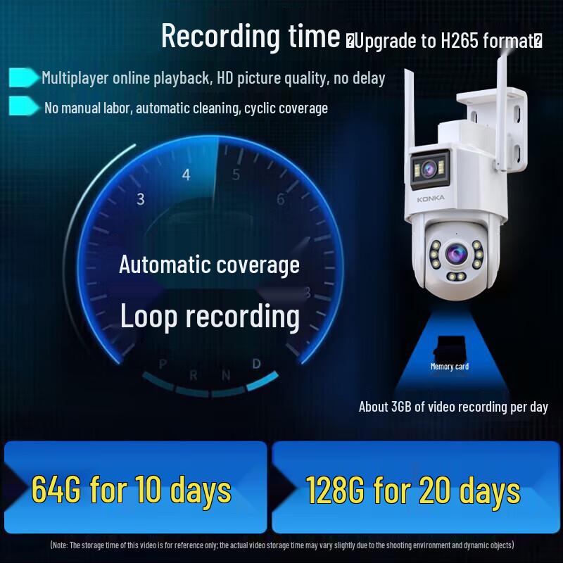 Konka Outdoor Dual-Lens WiFi Security Camera