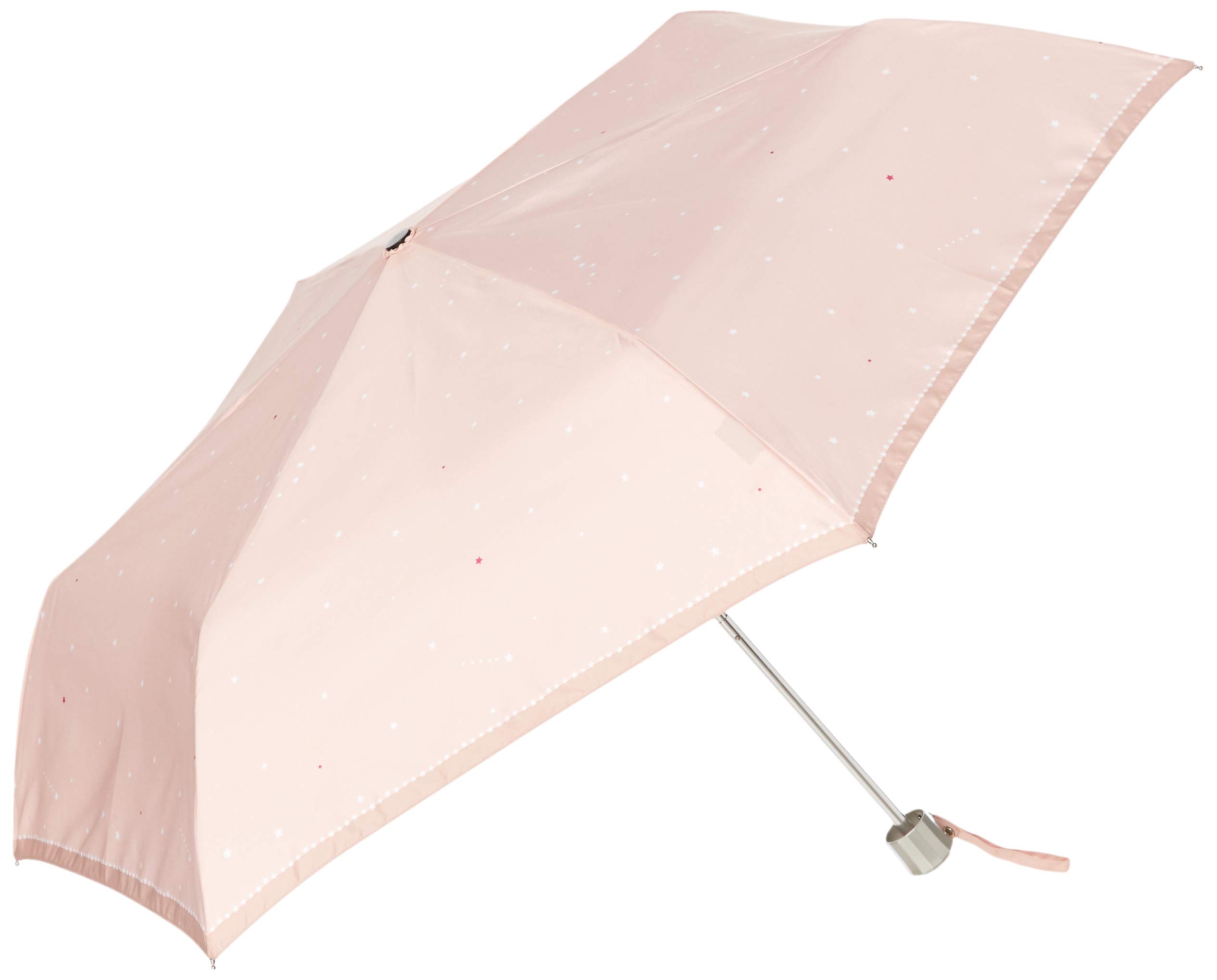 

Moonbat Folding Umbrella with Star Pale Made in Rib Total Length 26cm Handle Women s Pattern, Orange, Japan, Length 55cm, (Folded) Approx. (Open)