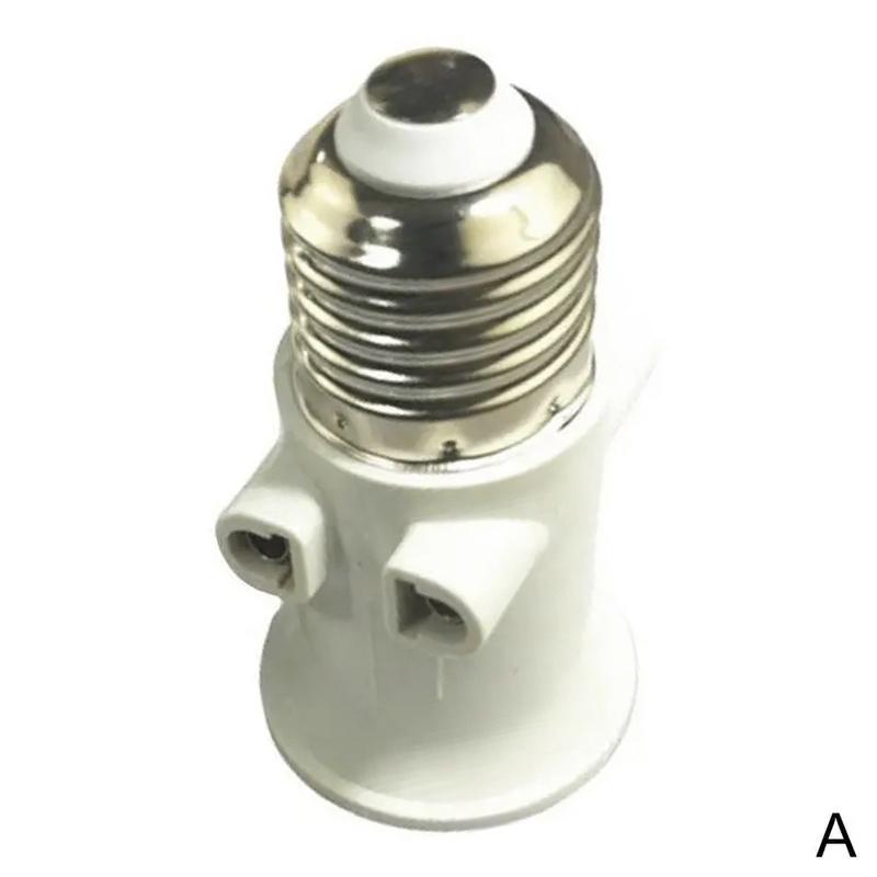 E27 Rozbočovací hlava s plamenem Převodník Zástrčka Konektor E27 Adaptér pro žárovku Patice Objímka pro žárovku Konverze Patice Světelné příslušenství