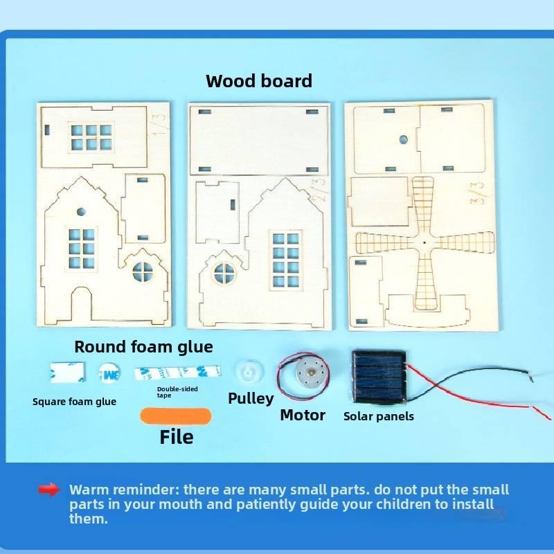 Science Experiment Solar House Diy Kit For Kids Educational Physics Toy
