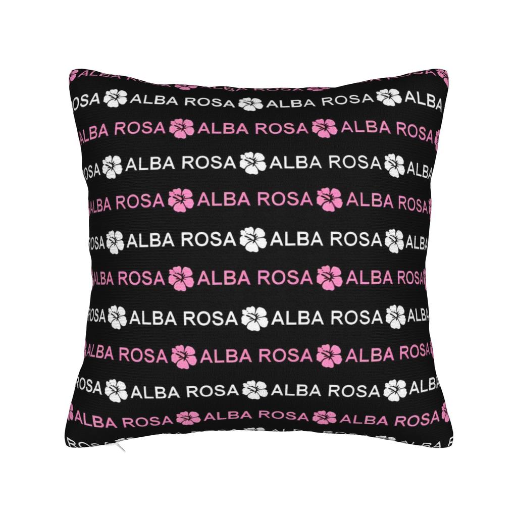 A-ALBA R-ROSA Pillow Cover  Funny Pillow Case For Sofa Couch Bed Living Room Custom Cushion Cover Gift