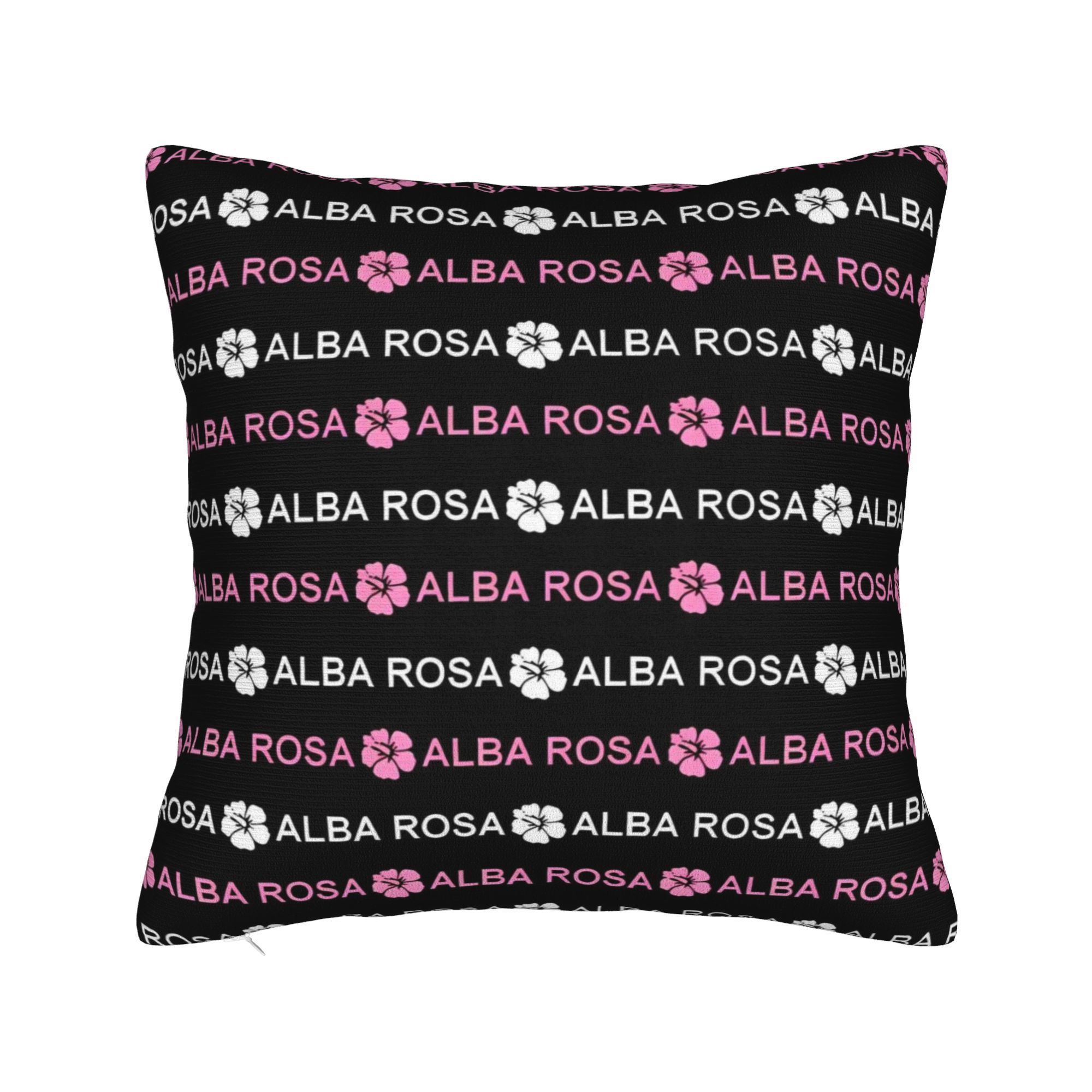 

A-ALBA R-ROSA Pillow Cover Graphic Cushion Cover Vintage Pillow Case For Chair Sofa Home Decor 20x20Inch