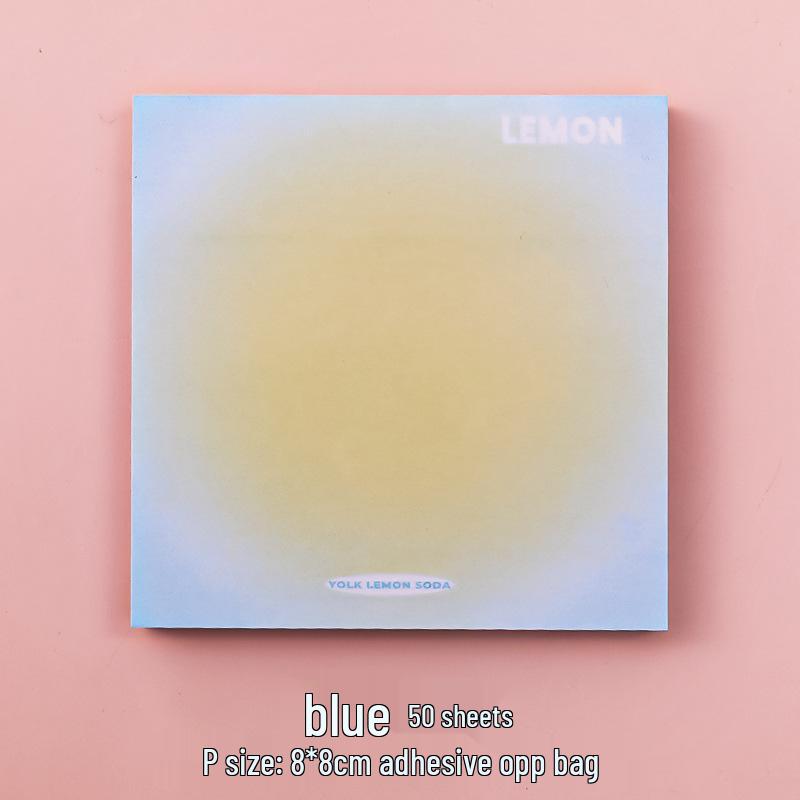 Gradient Yolk Reusable Adhesive Sticky Notes for Journaling & Messages