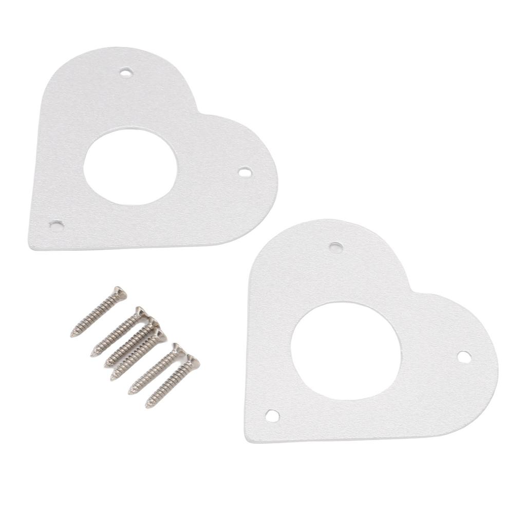 Bird House Guard Metal Portal Aluminum 28mm 32mm Diameter Hole Heart Shape Metal Bird House Guard