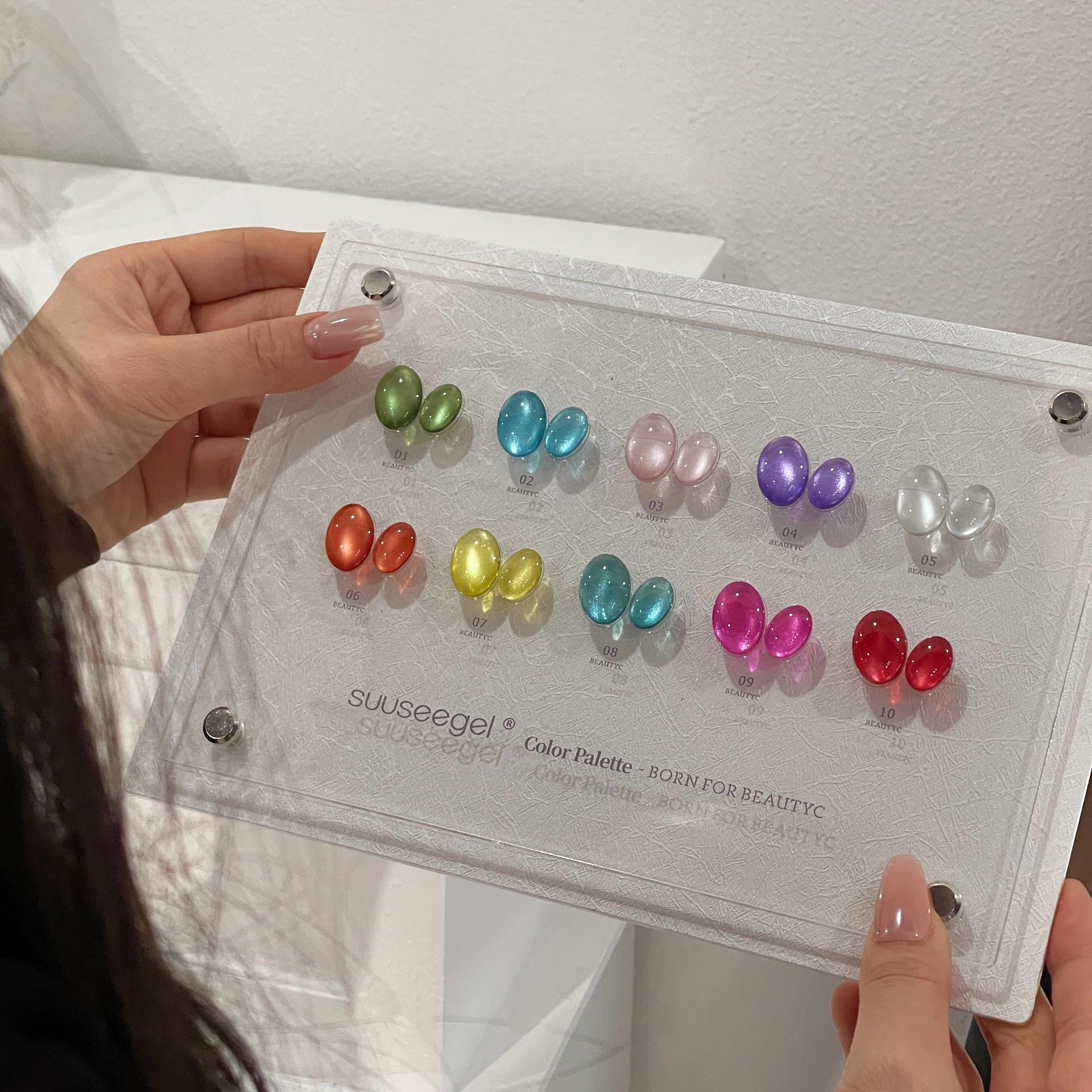 

Colorful Jelly Bean Cat Eye Gel: 10 Shades for Dopamine Nail Art (2025)