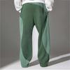 Men's Looped Sweatpants, Color-blocked Line Casual Pants, Men's Loose Pants