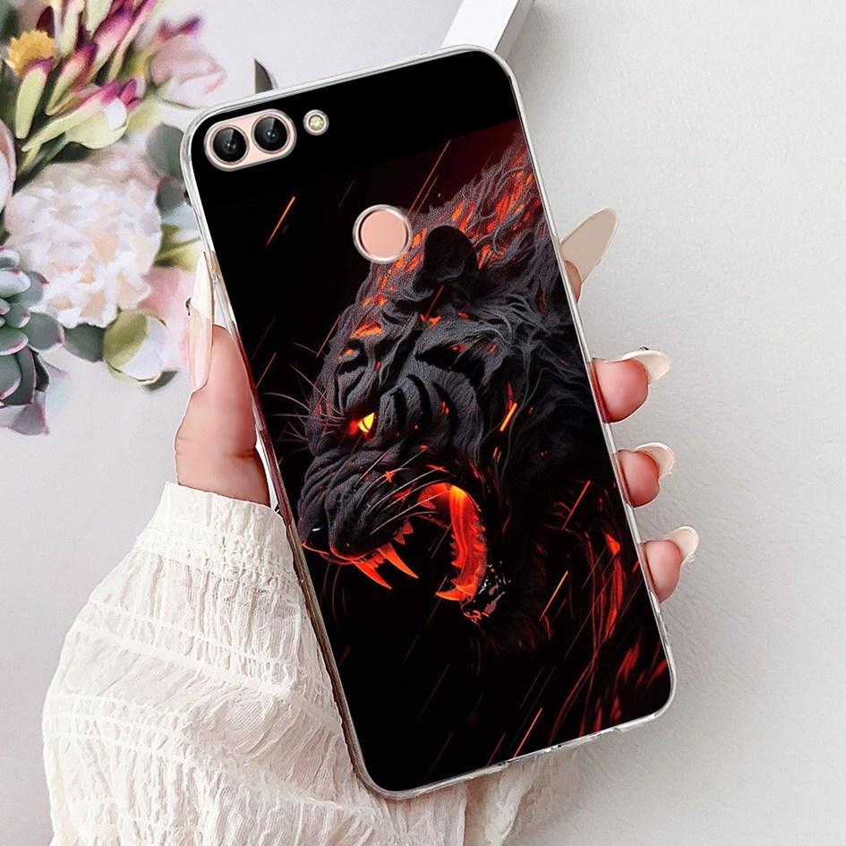 For Huawei P Smart 2018 Case Popular Butterfly Soft Silicone TPU Phone Back Cover For Huawei PSmart FIG-LX1 FIG-LX2 FIG-LX3 Case