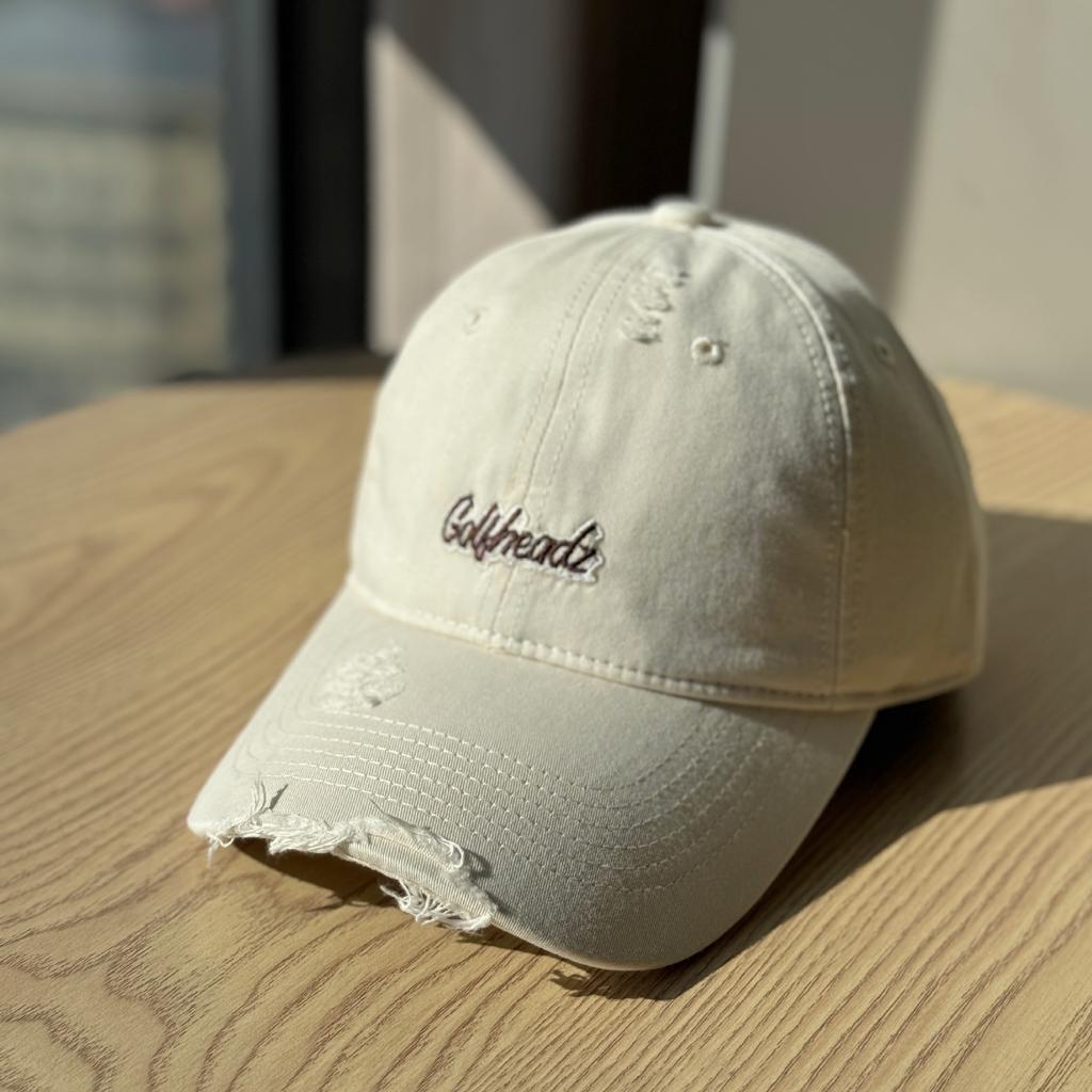 New Embroidered Letter Soft Top Baseball Cap Children Gradually Change Color In Spring and Summer Washed Pink Cap Showing Small Face