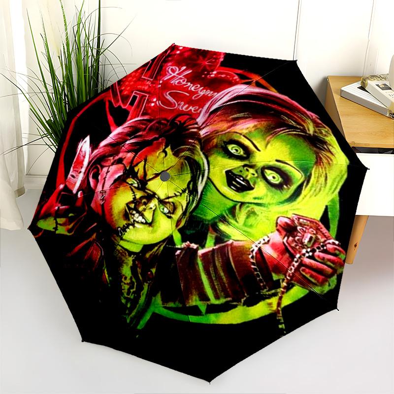 Chucky's Bloody Roses Folding umbrella Umbrella durable Gift printing outdoor