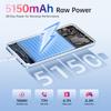 OUKITEL C1 Android 15 Smartphone, 16GB +128GB(TF 1TB) Smartphone 4G, 6.52" HD+ Screen, 5150mAh Battery, 13MP+5MP Camera