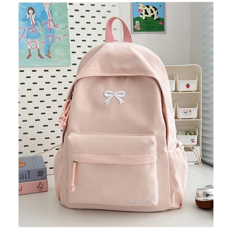 New High-value Japanese Ins Fresh and Sweet Candy-colored Backpack, Lightweight and Large-capacity Backpack for Junior High School Students