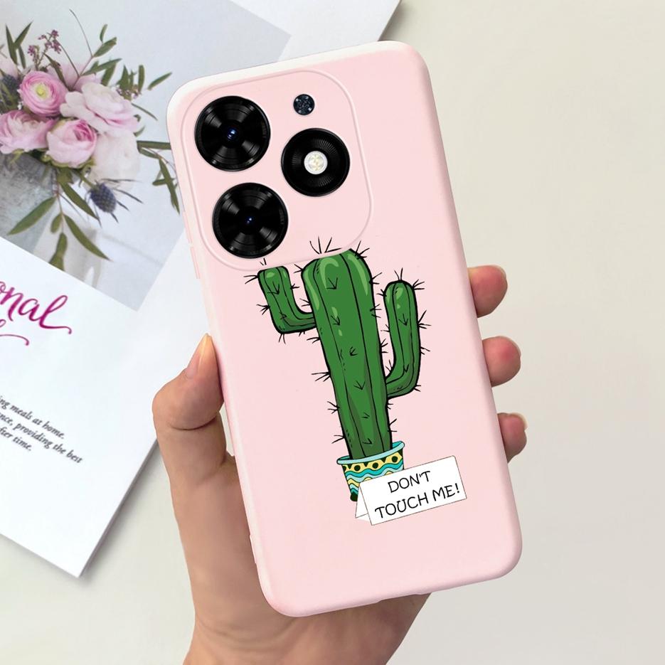 For Tecno Spark Go 2024 Case BG6 New Fashion Candy Painted Cover Soft TPU Phone Case For Tecno Spark Go 2024 Fundas 6.6'' Bumper