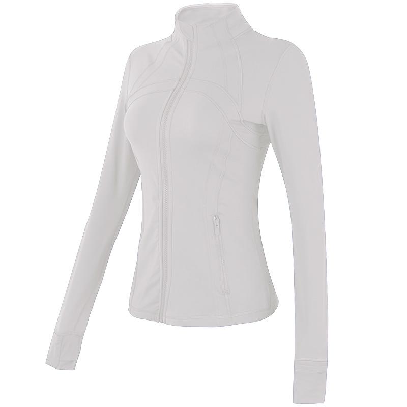 

Женский облегающий топ с воротником-стойкой и длинным рукавом для йоги и бега на осень/зиму L