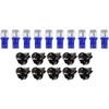 Cciyu 10 Pack Blue T10 5-5050-SMD PC194 LED Bulb Instrument Panel Cluster Dash Light Twist Lock Socket Fit 2000-2002 For Honda Accord